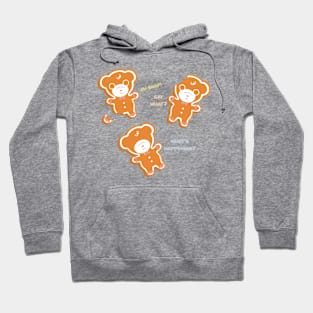 Oh Snap! Cute Gingerbread Christmas Cookie Bears Hoodie